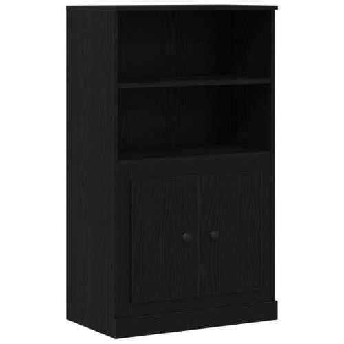 visoka komoda Crna hrastovina 60x35.5x103.5 cm Čvrsto drvo Cijena