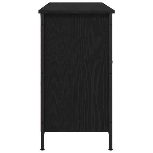 TV ormarić Crni hrast 101x35x65 cm Konstruirano drvo i čelik Cijena
