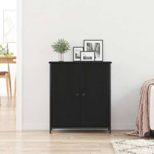 Bife Crni hrast 70x30x80 cm Konstruirano drvo i čelik Cijena