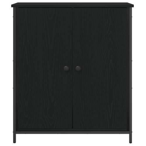 Bife Crni hrast 70x30x80 cm Konstruirano drvo i čelik Cijena
