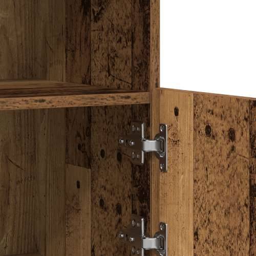 bočna komoda s LED lampicama staro drvo 81x37x67 cm Cijena