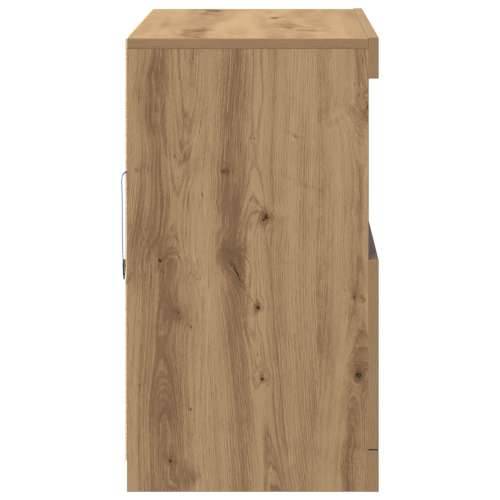 Sideboard s LED svjetlima Artisan hrast 81x37x67 cm Cijena