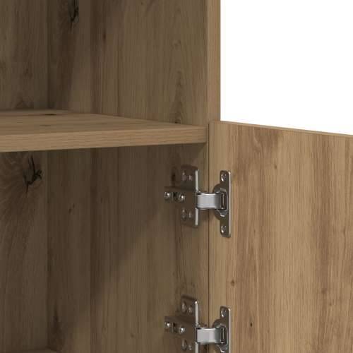 Sideboard s LED svjetlima Artisan hrast 81x37x67 cm Cijena