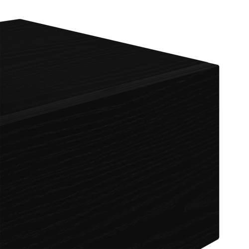noćni ormarić s LED svjetlima Crna hrastovina 100x36x49 cm Cijena
