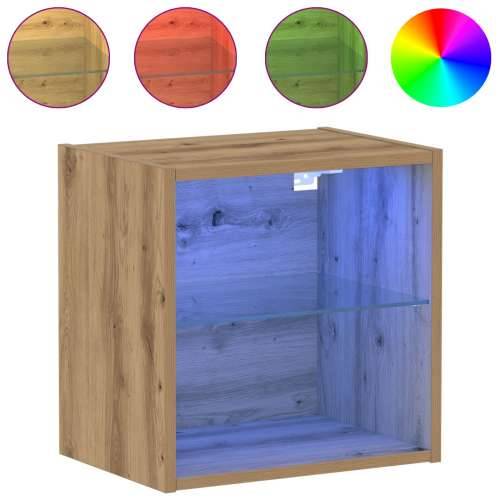 Plutajuća polica Masivni hrast 40x28,5x40 cm Konstruirano drvo Cijena