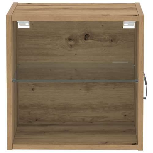 Plutajuća polica Masivni hrast 40x28,5x40 cm Konstruirano drvo Cijena