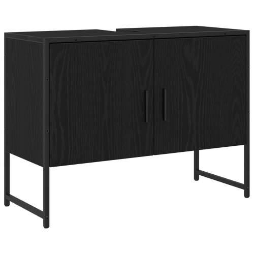 kabinet ispod Lavabo - Umivaonika Crni hrast 80x33x60 cm Inženjersko drvo Cijena