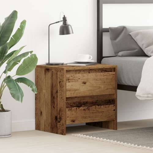 Noćni ormar Staro drvo 45x34x44.5 cm Konstruirano drvo Cijena