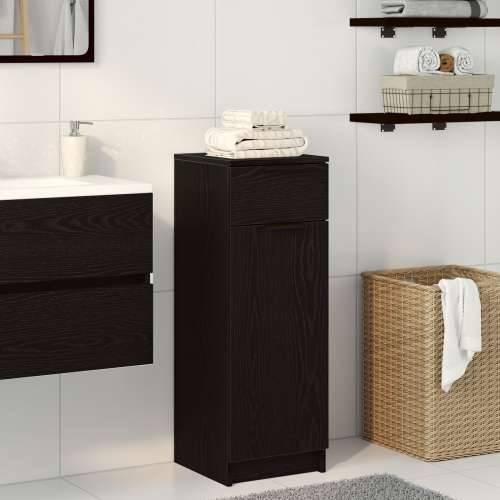 ormar za kupatilo crni hrast 32x34x90 cm konstruirano drvo Cijena