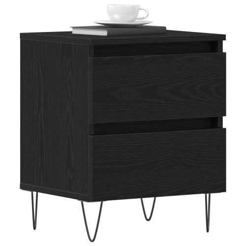noćni ormarići 2 komada Crni hrast 40x35x50 cm Konstruirano drvo Cijena