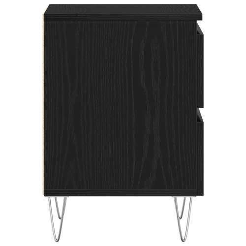 noćni ormarići 2 komada Crni hrast 40x35x50 cm Konstruirano drvo Cijena