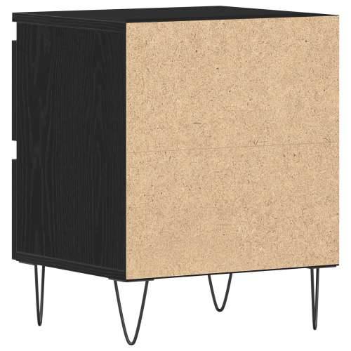 noćni ormarići 2 komada Crni hrast 40x35x50 cm Konstruirano drvo Cijena