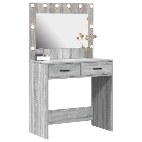 stol za presvlačenje s LED svjetlima sivi sonoma 78,5X41X135 cm Cijena