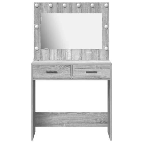 stol za presvlačenje s LED svjetlima sivi sonoma 78,5X41X135 cm Cijena