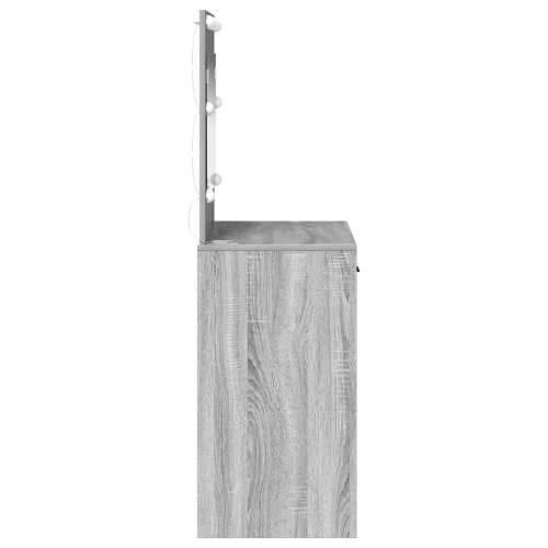 stol za presvlačenje s LED svjetlima sivi sonoma 78,5X41X135 cm Cijena
