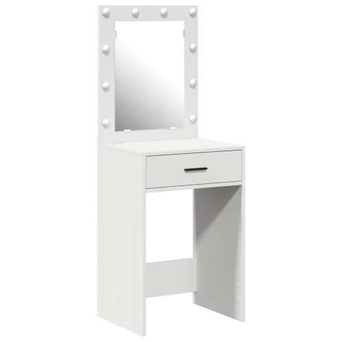 toaletni stol s LED svjetlima bijeli 50x41x135 cm Cijena