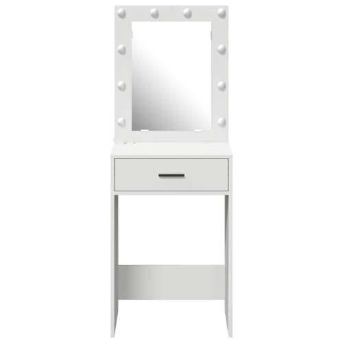 toaletni stol s LED svjetlima bijeli 50x41x135 cm Cijena