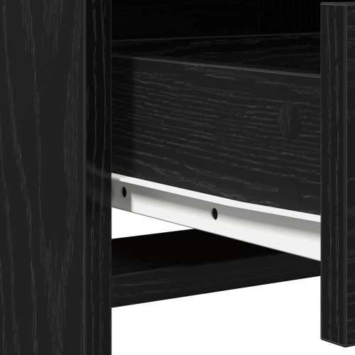 Toaletni stol  s LED svjetlima Crni hrast 50x41x135 cm Cijena