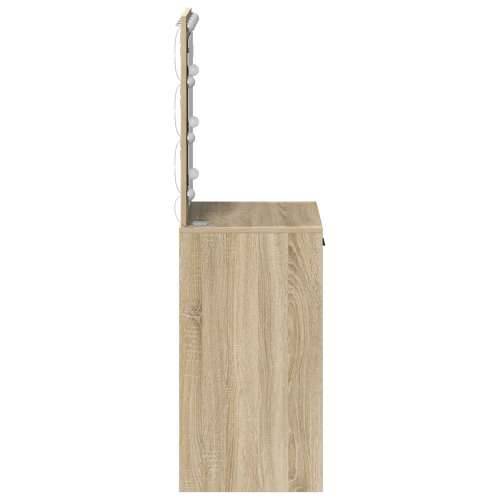 Toaletna komoda s LED svjetlima Sonoma hrast 50x41x135 cm Cijena