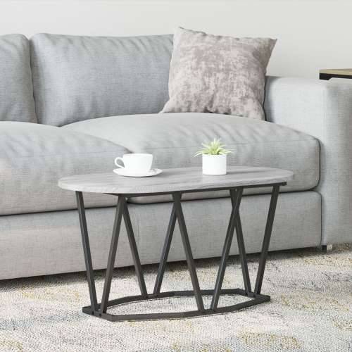 sivi Sonoma stolić za kavu - 80x40x40.5 cm, napravljen od inženjerskog drva i metala Cijena