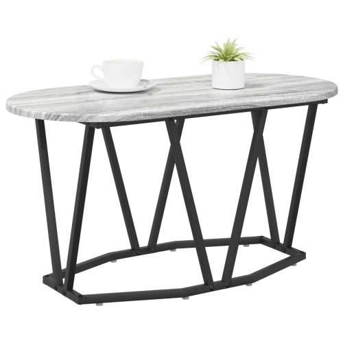 sivi Sonoma stolić za kavu - 80x40x40.5 cm, napravljen od inženjerskog drva i metala Cijena