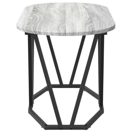 sivi Sonoma stolić za kavu - 80x40x40.5 cm, napravljen od inženjerskog drva i metala Cijena