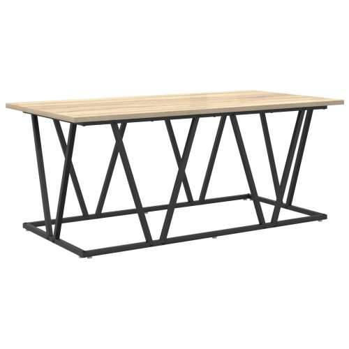 Stolić za kavu Sonoma hrast 100x50x40 cm od konstruiranog drva i metala Cijena