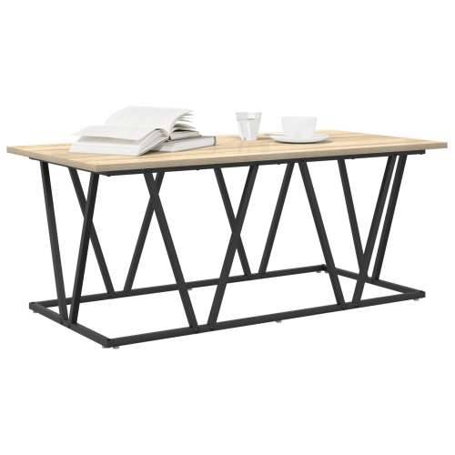 Stolić za kavu Sonoma hrast 100x50x40 cm od konstruiranog drva i metala Cijena