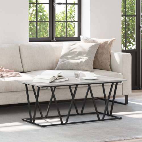 sivi sonoma stolić za kavu 100x50x40 cm od konstruiranog drva i metala Cijena