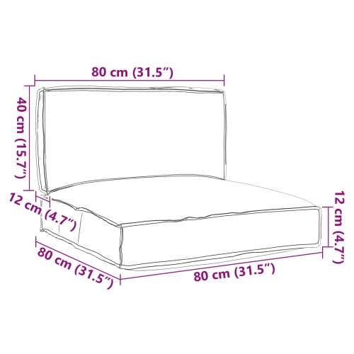 Set jastučića za palete, 2 kom, Royal plava Oxford tkanina Cijena