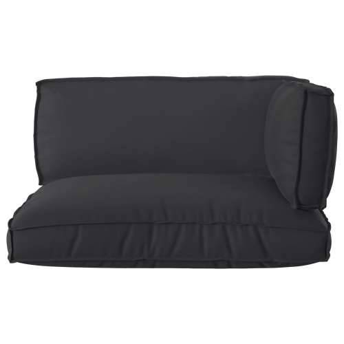 Set jastučića od drvenih paleta, 3 kom, crna, Oxford tkanina Cijena