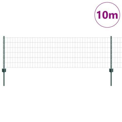 Euro Ograda s 5 U Stupovima Zelena 0.6x10 m Čelik Cijena