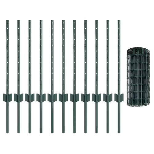 Euro Ograde s 11 U Stubova Zelena 0,6x25 m Čelik Cijena