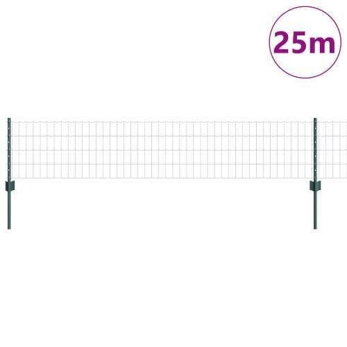 Euro Ograda s 11 U stupova Zelena 0,4x25 m Čelik Cijena