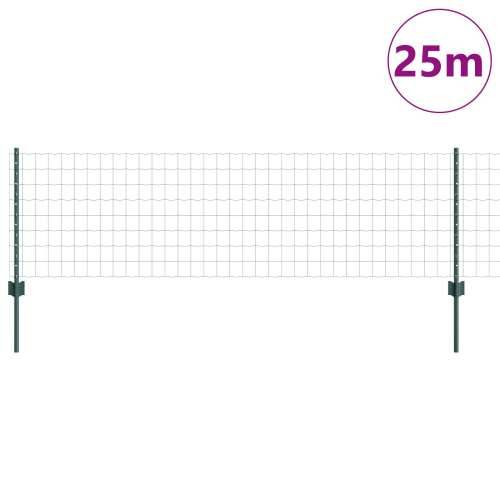 Euro ograda sa 11 U stupova zelena 0,6x25 m čelik Cijena