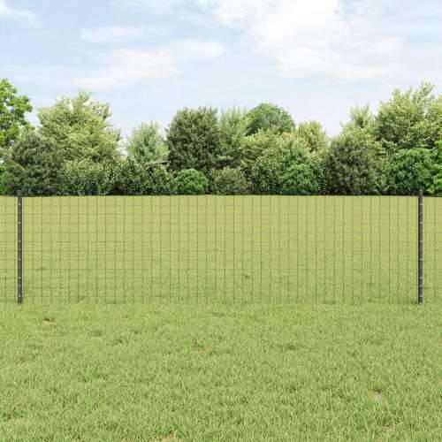 Euro Ograda s 11 U Stubovima Siva 0.6x25 m Čelik Cijena