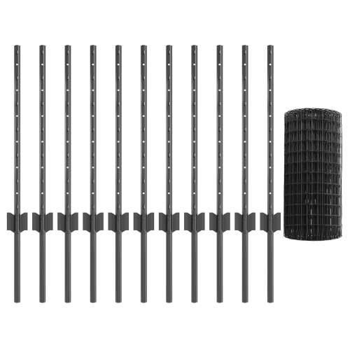 Euro Ograda s 11 U Stubovima Siva 0.6x25 m Čelik Cijena