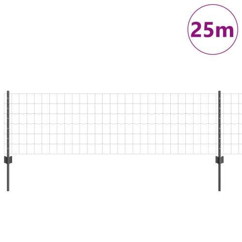 Euro Ograda s 11 U Stupova Siva 0,6x25 m Čelik Cijena