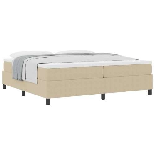 Box Spring Krevet s Madracem Svijetlo Zeleni Sivi 200x200 cm Kord Tkanina Cijena