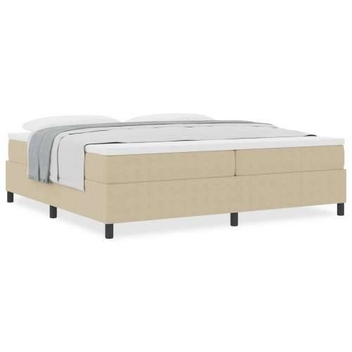 Box Spring Krevet s Madracem Svijetlo Zeleni Sivi 200x200 cm Kord Tkanina Cijena