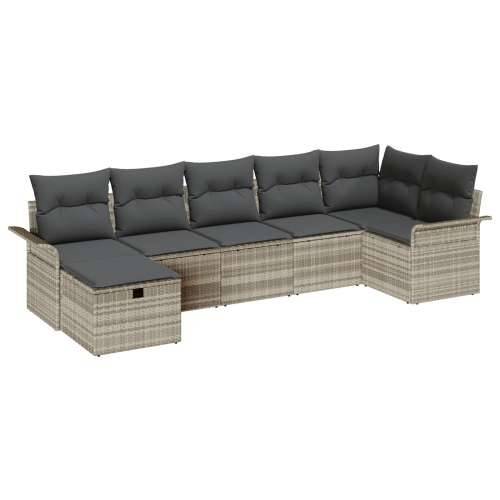 set vrtnih sofa s jastučićima svijetlo sivi poli ratan Cijena