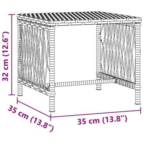 Ležaljka Set od 3 Siva i modra PE ratan, metal Sklopivo Cijena