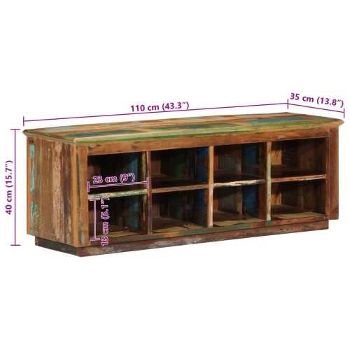 drvena klupa 110x35x40 cm obnovljeno drvo Cijena