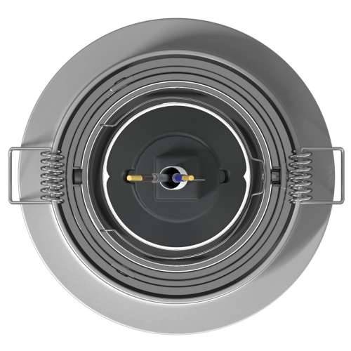 Ugradni reflektori 12 komada Okrugli GU10 Srebrni Ø91 mm Cijena