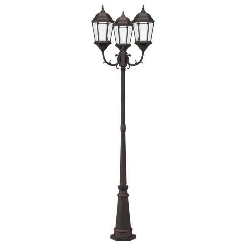 Stalak za vrtne lampe 3-lampe E27 Brončana 235 cm Aluminij Cijena