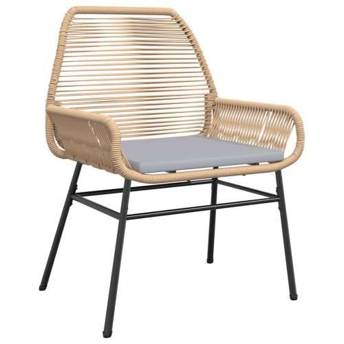 Vrtna garnitura - 9-dijelni vrtni blagovaonski set s jastucima poliratan i staklo - Smeđa 200 x 100 x 74 cm 8 Cijena