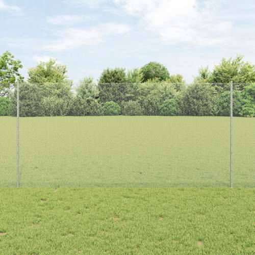Stupovi ograde 22 kom U-kanal 120 cm Galvanizirani čelik, Šesterokutna ograda 1.2x50 m Galvanizirani čelik Cijena