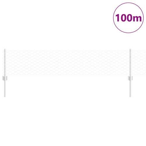 Stubovi za ogradu 11 kom U-kanal 40 cm od pocinčanog čelika, Heksagonalna ograda 0.4x100 m od pocinčanog čelika Cijena
