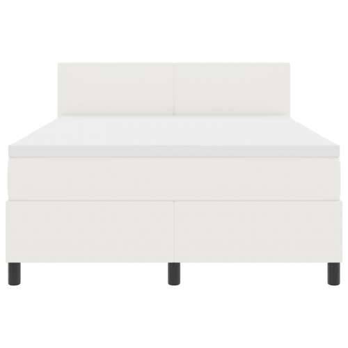 Box Spring Krevet s madracem Krem 140x200 cm Plišana tkanina Cijena