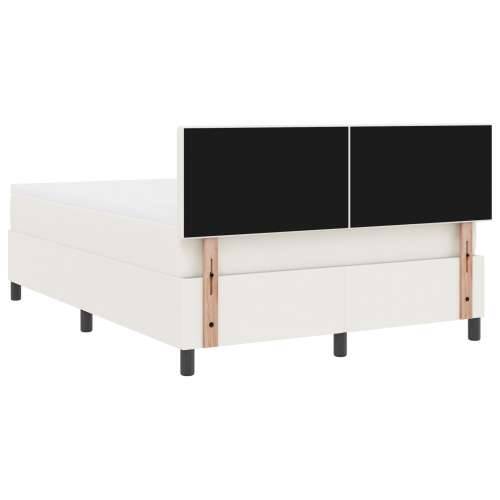 Box Spring Krevet s madracem Krem 140x200 cm Plišana tkanina Cijena